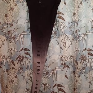 Ombre Black Grey PINK Victorias Secret Leggings